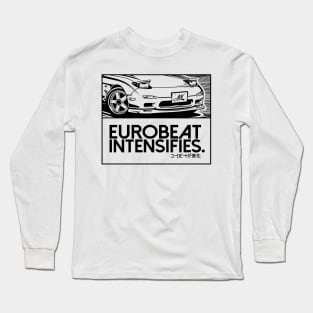 EUROBEAT INTENSIFIES - RX7 FD3S Long Sleeve T-Shirt